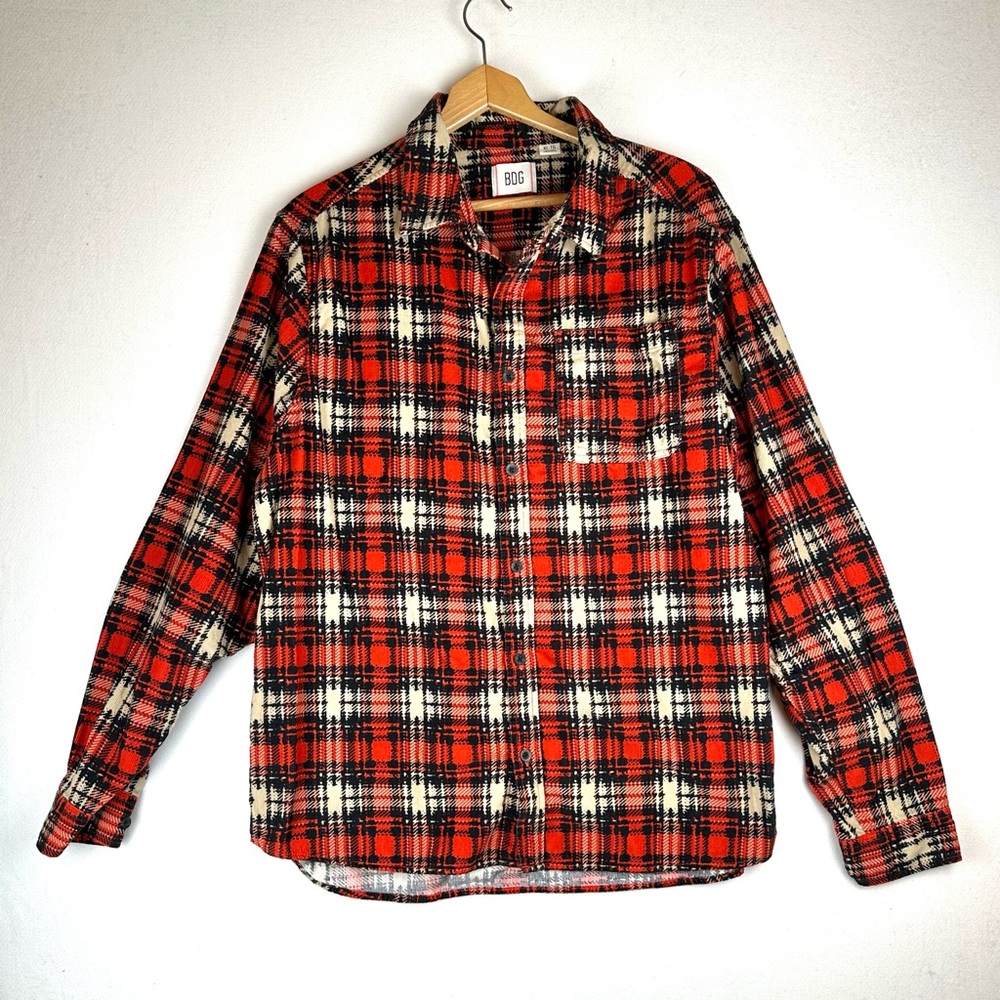 BDG Plaid Corduroy Button Down Shirt Long‎ Sleeve